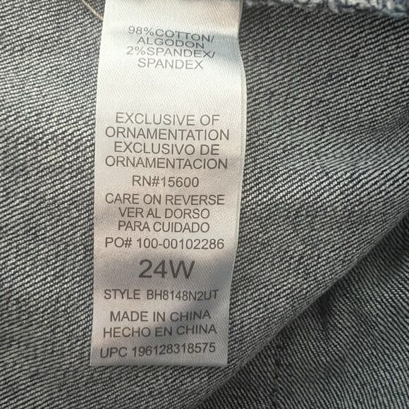 Democracy Women’s Jeans Shorts 24w  Ab Leisure High Rise Funny Control Slimming - Picture 4 of 5